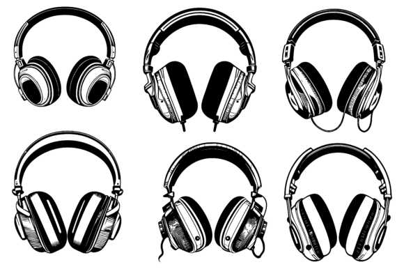 Download Headphones Vector Illustration - Vector Collection