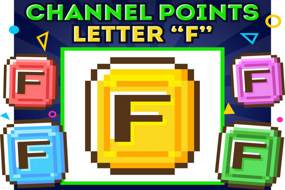 Download 5 "F" Channel Points Twitch | Twitch Rewards, Points Emotes, Badges Twitch - Premium Resources