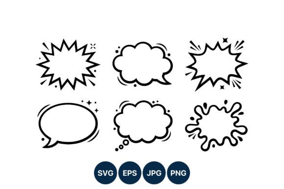 Download Comic Speech Bubbles Vector Set - Vector Collection