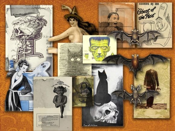 Download Halloween Graphics Vintage Art - Graphic Collection