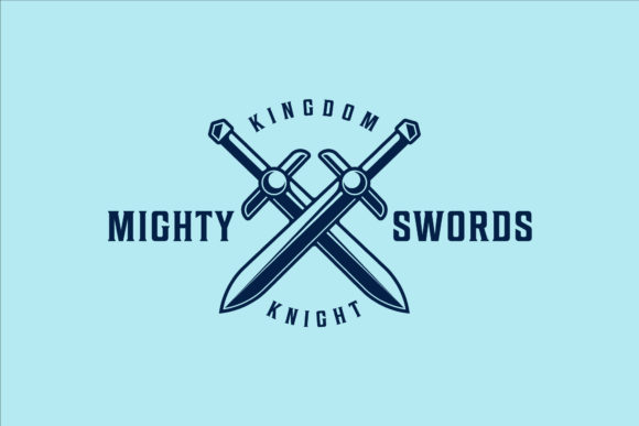Download Cross Sword Logo Vintage Vector Design - Vector Collection