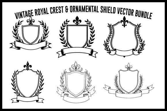 Download Royal Crest &amp; Shield Vector Bundle - Vector Collection