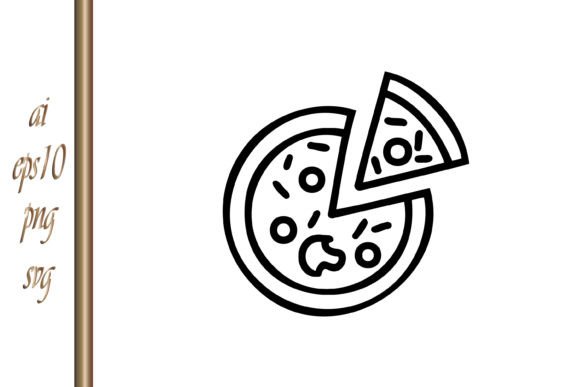 Download Doodle Pizza Icon Sketch Food Vector - Vector Collection