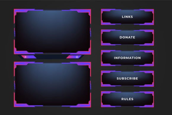 Download Live Streaming Frame Decoration Vector - Vector Collection