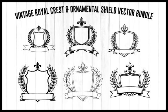 Download Royal Crest &amp; Shield Vector Bundle - Vector Collection