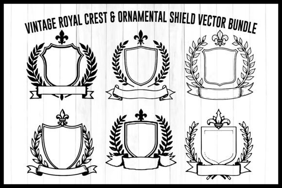Download Royal Crest &amp; Shield Vector Bundle - Vector Collection