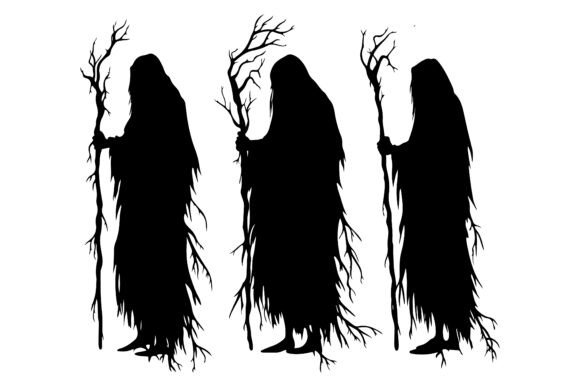 Download Spooky Silhouette Vector Element Set - Vector Collection